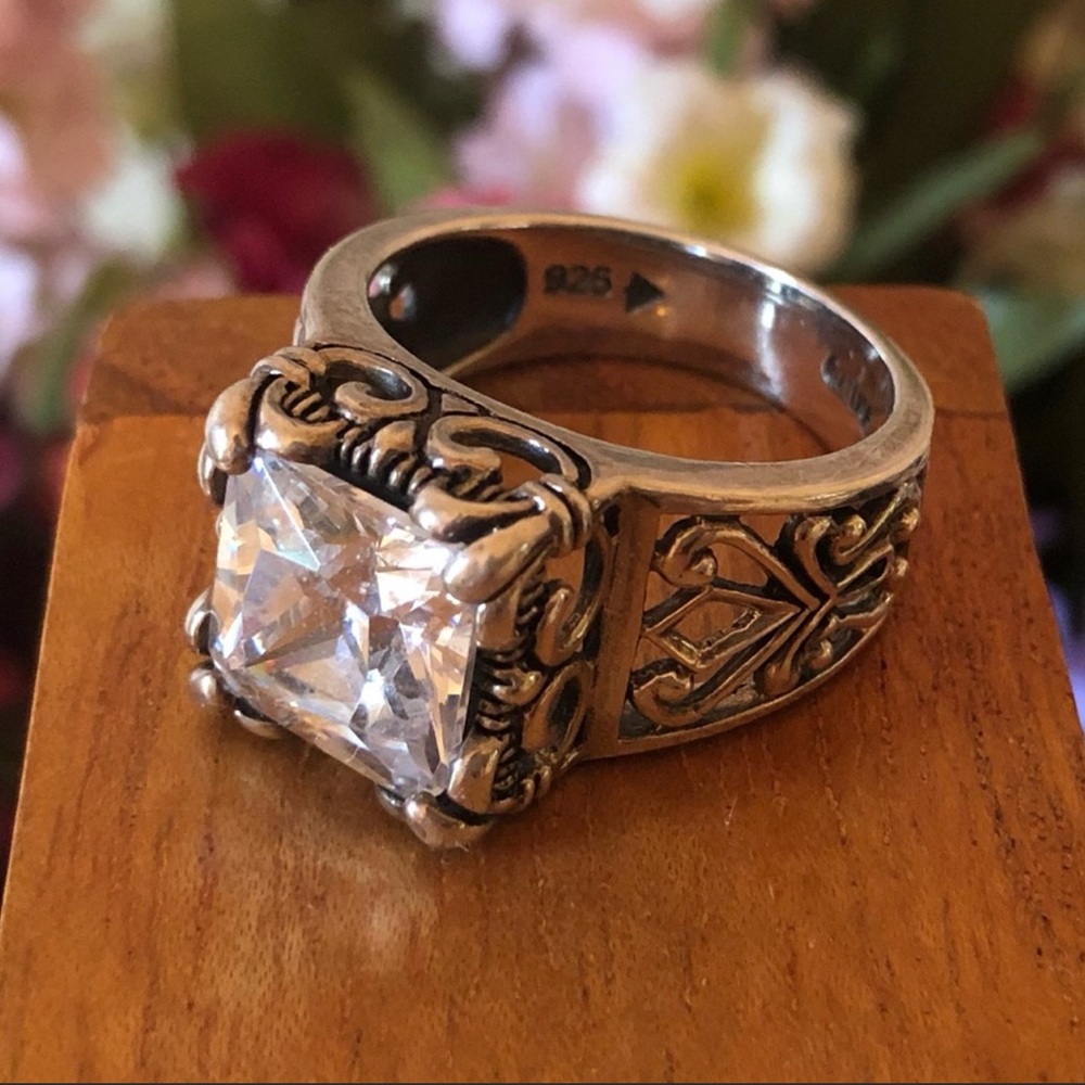 Silpada .925 Sterling Silver and CZ “Uptown” Ring